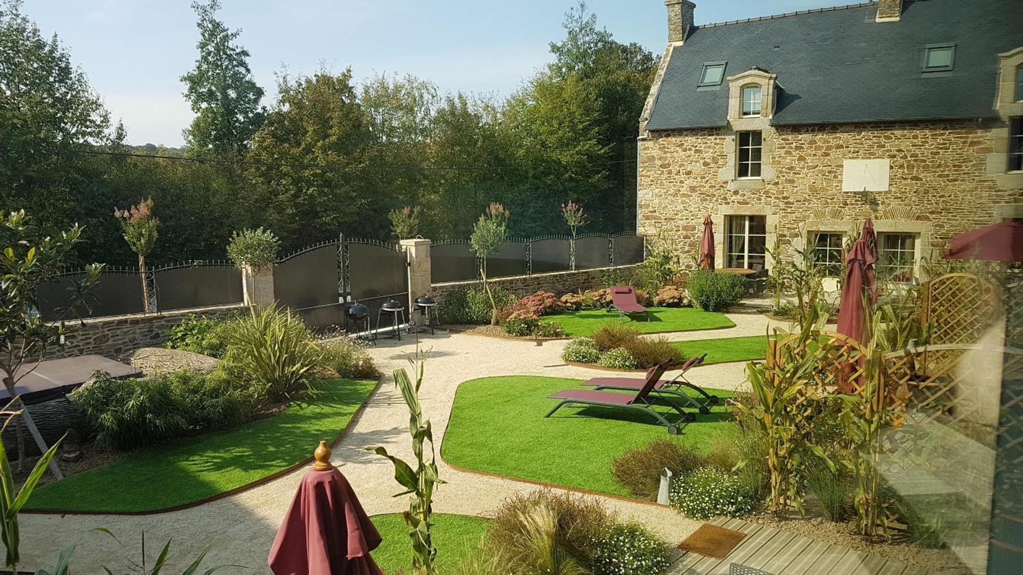 Les Gites Du Haut Pin Calorguen Exterior foto